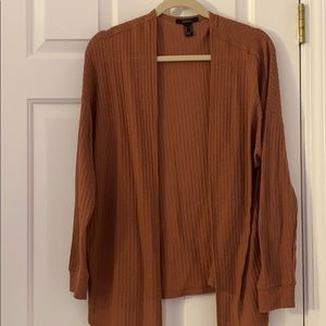 Mauve/rust colored cardigan